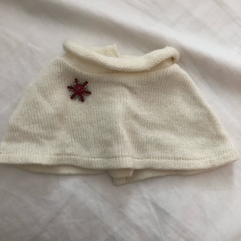 American girl cream shawl